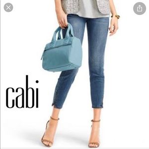 CAbi la Jolla skinny cropped ankle jeans size 16